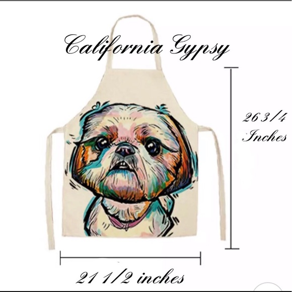 Impressionist Cat Kitchen Craft Apron - Picture 3 of 6